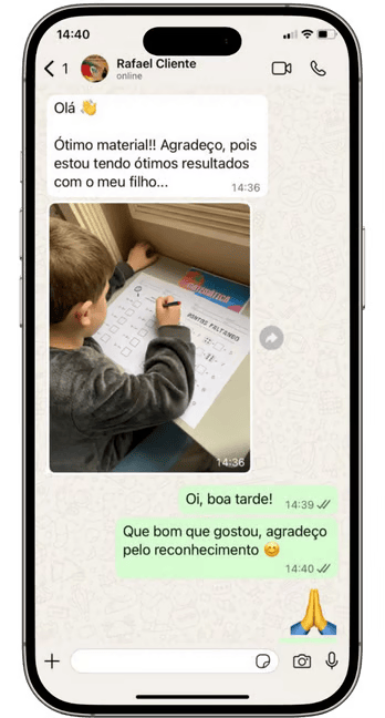 Depoimento de mãe 1