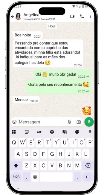 Depoimento de mãe 3